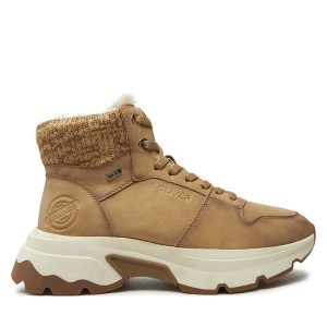 Trapery s.Oliver. Brązowe buty zimowe s.Oliver, bez obcasa, bez zapięcia. Za 339,99 zł.