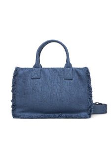 Valentino Torebka Shyla VBS8Y905 Niebieski. Niebieskie torebki klasyczne Valentino, bez wzorów, z materiału, bez dodatków. Za 549,99 zł.