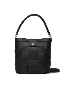Guess Torebka Maylee HWWG96 61030 Czarny. Czarne torebki klasyczne Guess, z aplikacjami, ze skóry, bez dodatków. Za 469,99 zł.
