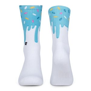 Skarpety Elitex Training Performance Blue Glazed. Niebieskie skarpetki ELITEX TRAINING, bez wzorów. Za 67,99 zł.