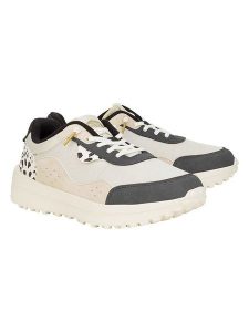 Hey Dude Sneakersy "Hayden Shine" w kolorze kremowym ze wzorem rozmiar: 38. Brązowe trampki Hey Dude, bez wzorów, bez zapięcia. Za 228,38 zł.