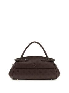 Guess Torebka 182747 Brązowy. Brązowe listonoszki Guess, z aplikacjami, bez dodatków. Za 584,99 zł.