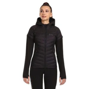 Damska kurtka puchowa Kilpi Verons. Czarne kurtki Kilpi, m, bez wzorów, z nylonu, bez kaptura. Za 525,33 zł.