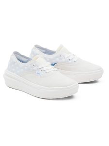 Vans Skórzane sneakersy "Authentic Overt CC" w kolorze biało-błękitnym rozmiar: 36. Białe trampki Vans, bez wzorów, bez zapięcia. Za 114,17 zł.