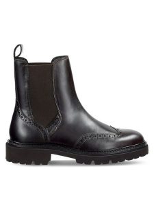 Gant Sztyblety 31551119 Brązowy. Brązowe botki GANT, bez wzorów, ze skóry, bez obcasa, na płaskiej podeszwie, bez zapięcia. Za 429,99 zł.