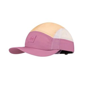 Czapka z daszkiem BUFF 5 PANEL GO CAP DOMUS AZALEA. Czerwone czapki Buff, bez wzorów, z materiału, eleganckie. Za 128,05 zł.