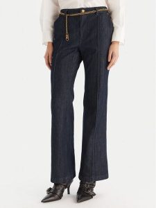 MICHAEL Michael Kors Jeansy MF590HRM24 Granatowy Bootcut Fit. Niebieskie jeansy MICHAEL Michael Kors, bez wzorów, z jeansu. Za 689,99 zł.