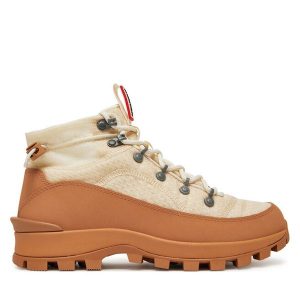 Trapery Hunter. Białe buty zimowe Hunter, bez obcasa, bez zapięcia. Za 639,99 zł.