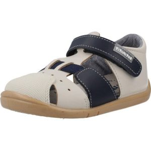 Sandały TITANITOS L500 CRISTIAN Niebieski. Niebieskie buty trekkingowe TITANITOS, bez wzorów, ze skóry, bez obcasa, bez zapięcia. Za 186,99 zł.