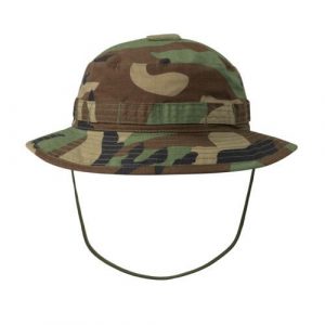 Kapelusz turystyczny Boonie Mk2 US Woodland. Brązowe kapelusze HELIKON-TEX, bez wzorów, sportowe. Za 80,99 zł.