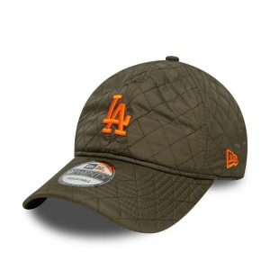 Czapka z daszkiem New Era 9Twenty Dodgers Quilted. Zielone czapki New Era, bez wzorów, z poliesteru. Za 148,00 zł.