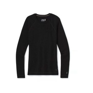 Koszulka Smartwool Classic Thermal Merino Base Layer Crew Women. Czarne bluzki Smartwool, l, bez wzorów, z wełny, sportowe, bez kołnierzyka, bez ramiączek. Za 375,99 zł.