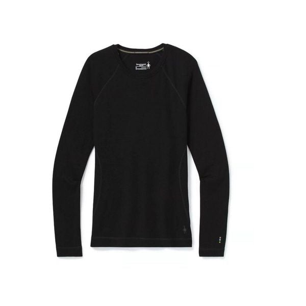 Koszulka Smartwool Classic Thermal Merino Base Layer Crew Women. Czarne bluzki Smartwool, bez wzorów, z wełny, bez ramiączek. Za 397,89 zł.