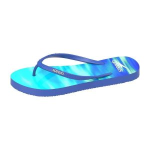 Japonki Speedo M Flip Flop. Niebieskie klapki Speedo, bez wzorów, bez obcasa. Za 84,99 zł.
