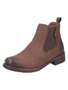 Rieker Sztyblety w kolorze brązowym rozmiar: 38. Brązowe buty sportowe Rieker, bez wzorów, bez zapięcia. Za 179,95 zł.