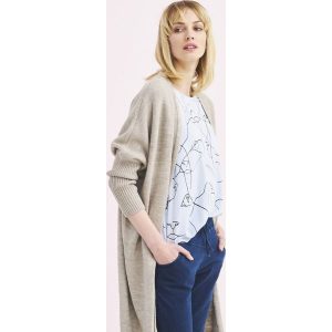 FemeStage by Eva Minge - Kardigan. Szare kardigany marki FemeStage by Eva Minge, z dzianiny. W wyprzedaży za 219,90 zł.
