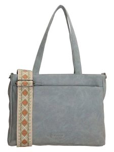 Beagles Shopper bag "Malaga" w kolorze szarym - 31 x 24,5 x 10 cm rozmiar: onesize. Szare shopper bag Beagles, bez wzorów, z materiału, na ramię, małe, bez dodatków. Za 100,99 zł.