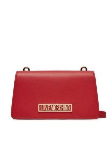 LOVE MOSCHINO Torebka JC4145PP1IL1250A Czerwony. Czerwone listonoszki LOVE MOSCHINO, bez wzorów, ze skóry, bez dodatków. Za 679,99 zł.