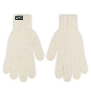 Rękawiczki EA7 Emporio Armani. Brązowe rękawiczki EA7 Emporio Armani, bez wzorów, z dzianiny. Za 279,99 zł.