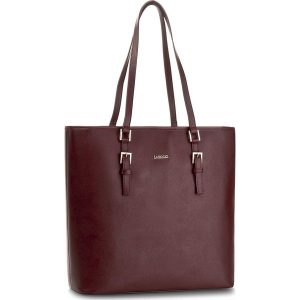 Torebka LASOCKI - BRT-003SF Bordowy. Czerwone shopper bag marki Lasocki. Za 279,99 zł.