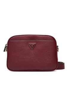 Guess Torebka HWBG69 74140 Bordowy. Czerwone listonoszki Guess, z aplikacjami, ze skóry, bez dodatków. Za 309,99 zł.