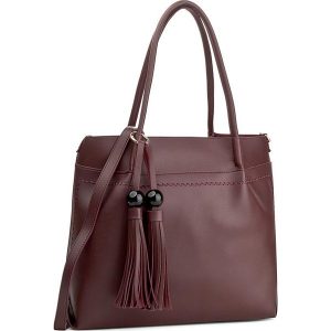 Torebka JENNY FAIRY - RC11800 Bordowy. Czerwone shopper bag marki Jenny Fairy. Za 119,99 zł.