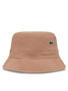 Lacoste Kapelusz RK2056 Pomarańczowy. Brązowe kapelusze Lacoste, bez wzorów, z bawełny. Za 159,99 zł.