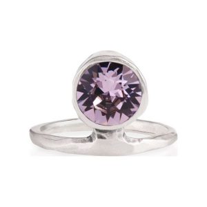 RABAT Pierścionek Srebrny - srebro 925, Swarovski. Pierścionki marki W.KRUK. W wyprzedaży za 109,00 zł.