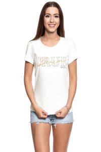 MUSTANG T SHIRT DAMSKI Alexia C Print 1008941 2020. Białe t-shirty Mustang, s, bez wzorów, bez kołnierzyka, bez ramiączek. W wyprzedaży za 39,99 zł.