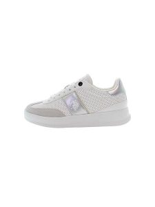 U.S. Polo Assn. Sneakersy w kolorze srebrno-kremowym rozmiar: 37. Brązowe trampki U.S. Polo Assn., bez wzorów, bez zapięcia. Za 219,60 zł.