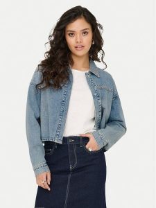 JDY Kurtka jeansowa Aspen 15351405 Niebieski Regular Fit. Niebieskie kurtki JDY, l, bez wzorów, z bawełny, bez kaptura. Za 219,99 zł.