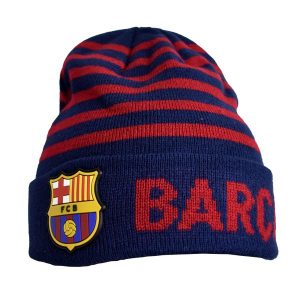 Czapka FC Barcelona BARCA - oficjalna licencjonowana. Niebieskie czapki FC BARCELONA, bez wzorów, z gumy. Za 99,00 zł.