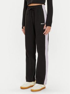 Ellesse Spodnie dresowe Schmitten SGX20913 Czarny Regular Fit. Czarne spodnie dresowe Ellesse, bez wzorów, z dresówki. Za 179,99 zł.