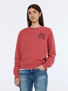 Scotch & Soda Bluza w kolorze jagodowym rozmiar: M. Czerwone bluzy Scotch & Soda, m, bez wzorów, z bawełny, bez kaptura. Za 135,49 zł.