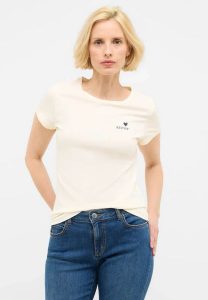 Damski T-Shirt Mustang Style Loa Whisper White 1016509 2013. Białe t-shirty Mustang, m, bez wzorów, bez kołnierzyka, bez ramiączek. Za 99,99 zł.