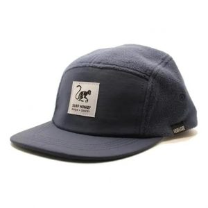 Czapka 5-panelowa górska i trekkingowa – wodoodporna (Granatowy). Niebieskie czapki SURF MONKEY, bez wzorów, z materiału. Za 135,96 zł.