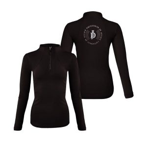 Bluzka techniczna Cathrine Black. Czarne bluzki JD ATTACK, bez wzorów, sportowe, bez kołnierzyka, bez ramiączek. Za 229,00 zł.