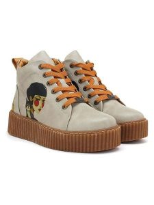 Goby Sneakersy w kolorze szarym rozmiar: 37. Szare trampki Goby, bez wzorów, za kostkę, bez zapięcia. Za 304,99 zł.