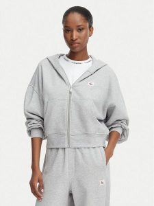 Calvin Klein Bluza LV047C216G Szary Regular Fit. Szare bluzy Calvin Klein, xl, bez wzorów, z bawełny, bez kaptura. Za 383,99 zł.