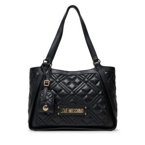 Torebka LOVE MOSCHINO. Czarne torebki klasyczne LOVE MOSCHINO, bez wzorów, bez dodatków. Za 449,99 zł.