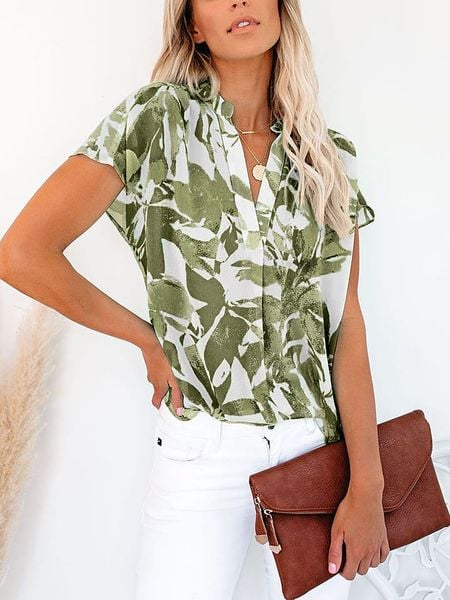 Milan Kiss Bluzka w kolorze oliwkowo-białym rozmiar: L. Białe bluzki Milan Kiss, l, bez wzorów, bez kołnierzyka, bez ramiączek. Za 113,99 zł.