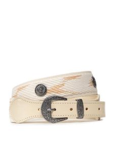 Scotch & Soda Pasek Damski 167998 Beżowy. Brązowe paski Scotch & Soda, bez wzorów, ze skóry. Za 349,99 zł.