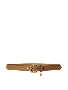 LAUREN RALPH LAUREN Pasek 412802952058 Brązowy jasny. Brązowe paski Lauren Ralph Lauren, bez wzorów, ze skóry. Za 329,99 zł.