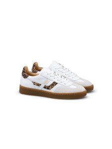 LLOYD Skórzane sneakersy w kolorze biało-jasnobrązowym rozmiar: 38. Białe trampki LLOYD, bez wzorów, bez zapięcia. Za 316,24 zł.