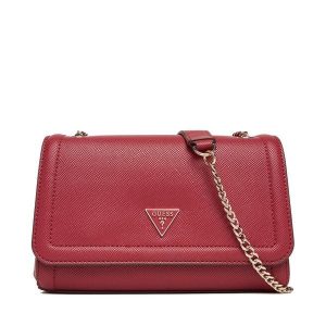 Torebka Guess. Czerwone torebki klasyczne Guess, z aplikacjami, bez dodatków. Za 419,99 zł.