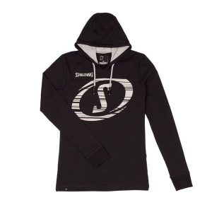 Sweatshirt bluza z kapturem dla kobiet Spalding Fast. Czarne bluzy SPALDING, bez wzorów, z kapturem. W wyprzedaży za 223,10 zł.