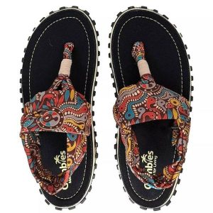 Japonki Gumbies Slingback W GU-SASLI094 wielokolorowe. Klapki bez wzorów, z gumy, bez obcasa. Za 289,26 zł.