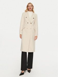 Artigli Płaszcz przejściowy ACCP000638 Beżowy Regular Fit. Brązowe płaszcze Artigli, bez wzorów, z syntetyku, bez kaptura. Za 589,99 zł.