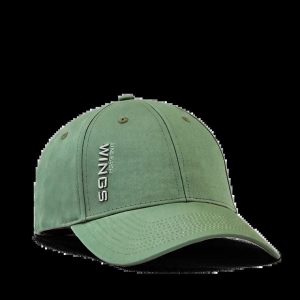 Czapka z daszkiem WINGS UNLEASH ARMY GREEN. Zielone czapki WINGS, bez wzorów, z bawełny, eleganckie. Za 49,90 zł.