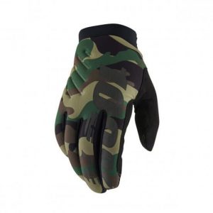 Rękawiczki rowerowe 100% Brisker Gloves. Brązowe rękawiczki 100%, bez wzorów. Za 104,99 zł.